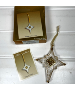 Hallmark Keepsake  &quot;STAR OF BELIEF&quot; Glass Ornament - £14.65 GBP