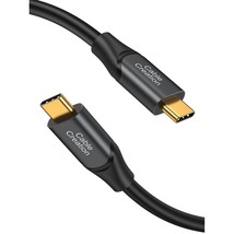 CableCreation USB C to C Cable 3FT, 10Gbps High Speed Data Transfer, 4K Video Ou - £20.36 GBP