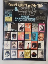 VINTAGE 1977 You Light Up My Life &amp; Star Wars +24 Solid Gold Songs Music Book - $14.84