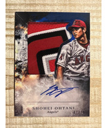 Shohei Ohtani 2018 Inception Rookie Autopgraph Facsimile Printed Patch R... - $3.25
