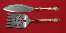 Lasting Grace by Lunt Sterling Silver Fish Serving Set 2 Piece Custom Ma... - $132.76