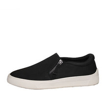 Kensie Ladies&#39; Size 6.5 Faux Suede Slip on Side Zip Sneaker, Black - $18.99