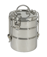 To Go Ware Large 3-Tier Stainless Steel Tiffin Lunch Box Eco Friendly Co... - $34.99