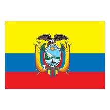 Ecuador Flag window sticker 12x8.2cm car vehicle national Quito amazon G... - £2.93 GBP