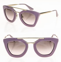 Prada Cinema Iconic Sunglasses 09Q Opal Pink Gold Aviator Cat Gradient PR09QS - £279.11 GBP
