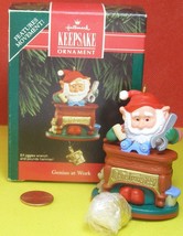 Hallmark Keepsake Ornaments &quot;Genius at Work&quot; Features Movement   1992 - $7.95