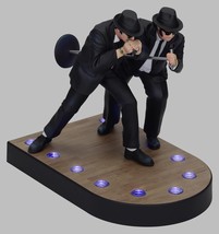 Blues Brothers-Jake &amp; Elwood Singing the Blues w LED Light Up Stage Boxed Set - £69.75 GBP