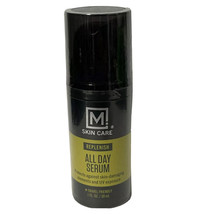 M Skin Care Men All Day Face Serum Replenish 1 FL Oz  Travel Size UV Pro... - $5.93