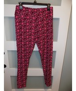 LuLaRoe Valentines Heart Twisted Leggings Size Tall and Curvy Women&#39;s - $354.00 MXN