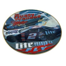 Hunter Collector Rusty Wallace Miller Lite Enough To Fly Plate 8.25&quot; NASCAR Race - £18.80 GBP