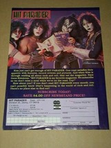 Kiss Hit Parader Magazine Photo Vintage 1983 - $22.99