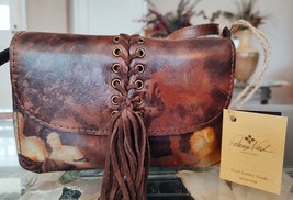Patricia Nash Italian Leather Crossbody Handbag Clutch collection  (limi... - $74.23