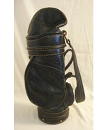 Vintage Leather GOLF CLUB BAG Hand Tooled Mini Wine Bottle Golfer Gift D... - $847.97 MXN