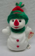 Ty Beanie Baby 2000 Cute Snowgirl Snowman 6&quot; Plush Stuffed Animal Toy New - £11.83 GBP