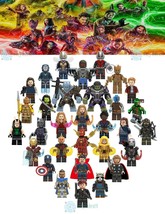 31Pcs Collection Marvel Avengers Endgame Superhero Army Iron Man Minifigures Toy - £43.24 GBP