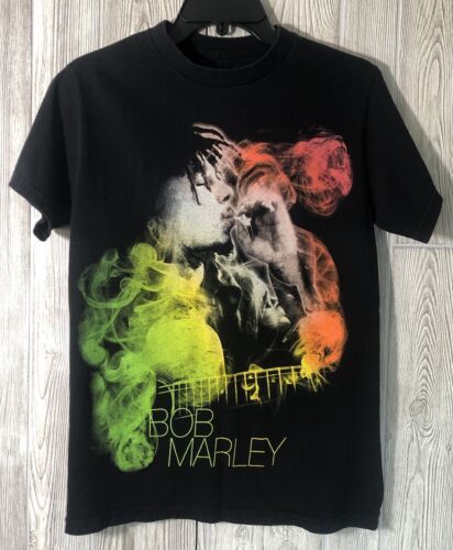 Primary image for Bob Marley Reggae Zion Rootswear T-Shirt Men's Size Small Black Rare Graphic