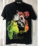 Bob Marley Reggae Zion Rootswear T-Shirt Men&#39;s Size Small Black Rare Gra... - £11.62 GBP