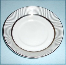 Monique Lhuillier Platine Tea Saucer 5-3/8&quot; Platinum Trim New - $12.38