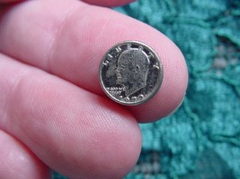 (MD-115) Miniature US Eisenhower dollar 20th century mini token minted - £5.46 GBP