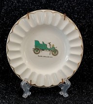 Vintage Cadillac Automobile 1903 Plate 6&quot; With Hanger Scalloped Edge Gold Trim - £4.73 GBP