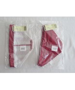 Longaberger Paprika &amp; Holiday Stripe 2004 Holiday Helper Basket Liner Lot - $176.78 MXN