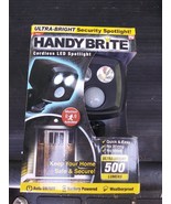 Handy Brite 500 Lumens Cordless Motion-Activated Sensor LED Spotlight Ou... - $12.20