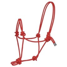 Reinsman Premium Rope Halter - Medium/Firm Red - $29.69