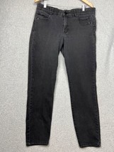 Democracy AB Technology Jeans Womens Size 16 Stretch Comfort Black Denim - £23.95 GBP