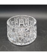 Waterford Crystal Clear Glass Open Round Sugar Bowl Trinket Candy Dish - £19.30 GBP