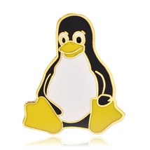 Tux the Linux Penguin Hard Enamel Lapel Pin - £7.98 GBP