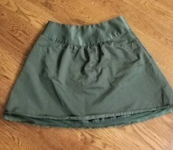FOREST GREEN FOSSIL SKIRT W. POCKET SIZE 2 - £10.98 GBP