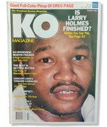 KO Boxing Magazine Octobe 1983 Larry Holmes Greg Page Poster Vintage Sports - $14.99