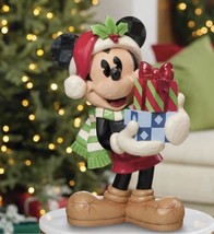 MICKEY MOUSE WITH PRESENTS DISNEY SCULPTURE CHRISTMAS  DECORATIONS HAND ... - $3,660.44 MXN