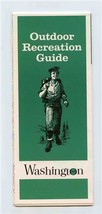 Outdoor Recreation Guide Brochure State of Washington 1960&#39;s - £13.93 GBP