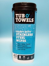 Tub O&#39; Towels Heavy Duty Stainless Steel, 40-Ct. TW40-SS - £8.38 GBP