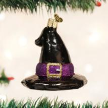 Old World Christmas Witch&#39;s Hat Glass Halloween Christmas Ornament 26078 - £11.09 GBP