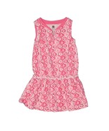 Tea Girls Kids Dress Size 2 Pink Floral Geometric Sleeveless Drop Waist ... - $13.35 CAD