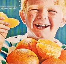 1965 Sunkist Navel Oranges Advertisement Fruits Food Vintage Advert DWII24 - $29.99
