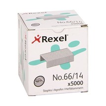 Rexel No. 66 14mm Heavy Duty Staples 100 Sheet Capacity (Pack of 5000)  - $74.00