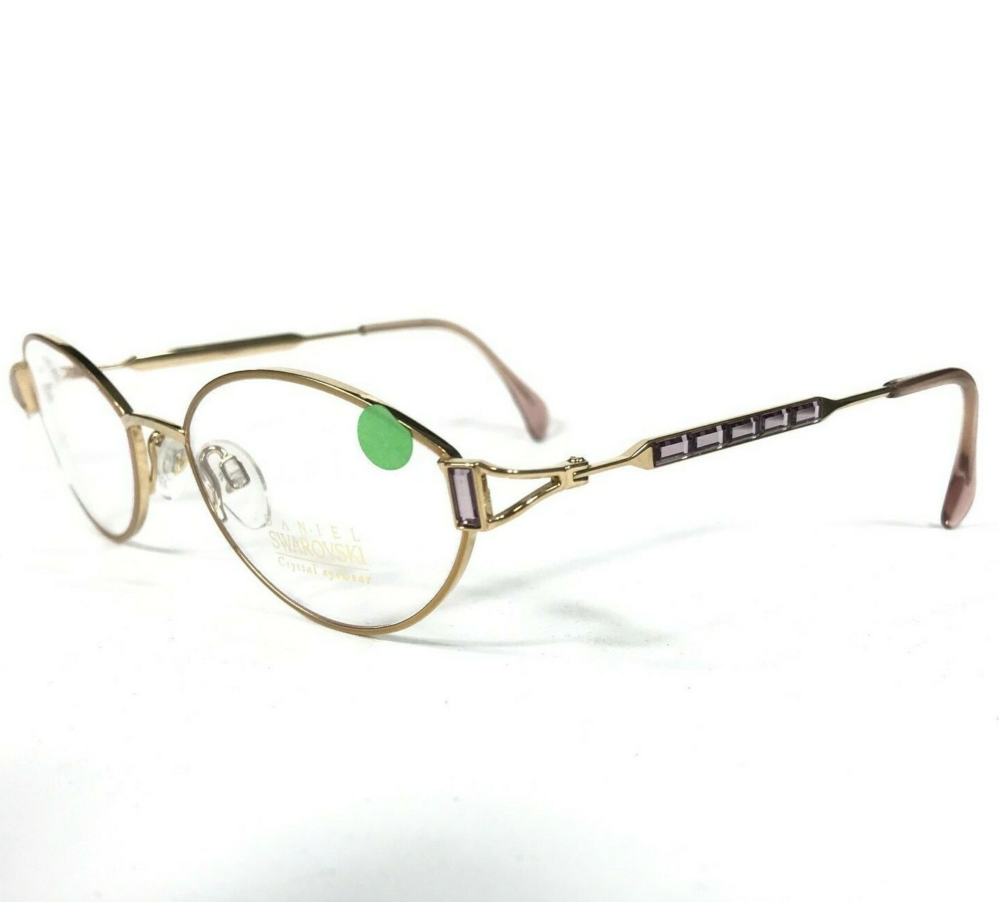 Daniel Swarovski Brille Rahmen 23K Gp S031/20 V6051 Gold Kristalle 52-17... - £74.27 GBP