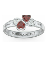 Custom Senior Class Ring,High School Class Ring,College Class Ring,Schoo... - £100.24 GBP