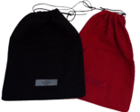 2 Authentic Valentino Dust Bags Storage Drawstring Red &amp; Black Flannel 13&quot; - $29.65