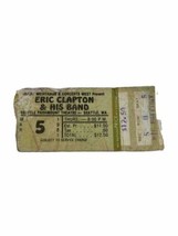 Eric Clapton &amp; The Fabulous Thunderbirds Concert Ticket Stub 3/5/1981 Seattle - £9.42 GBP