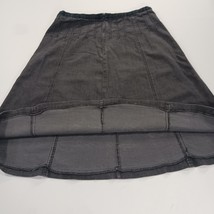 Larry Levine Stretch RN103715 Women's 12 (31×26) Black Cotton Blend A-Line Skirt image 11