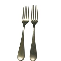 2 Rogers Nickel Silver Dinner Forks 7.5 inch Vintage - £12.50 GBP