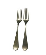 2 Rogers Nickel Silver Dinner Forks 7.5 inch Vintage - £12.42 GBP