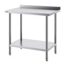VEVOR 24 x 36 x 36 Inch Stainless Steel Work Table, Commercial Food Prep... - $150.47