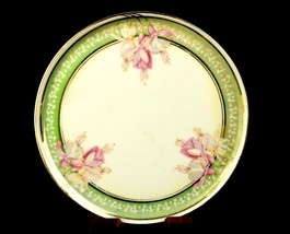 6.25&quot; Porcelain Plate, Raised Rim, Floral Pattern, Schonwald, Made in Ge... - $14.65