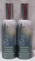 Bath &amp; Body Works Concentrated Room Spray Lot Set of 2 FALLING FLURRIES ... - $28.01