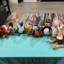Beanie Babies Birds,Kubu,Puffer,Rocket,Stretch,Jake,Scoop,Early,Gobbles - $49.50